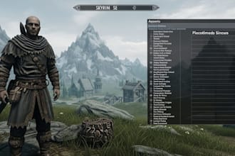 create custom skyrim mod, armor, weapon or script, skyrim se, game mod, arma 3