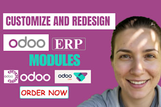 develop, customize and redesign odoo erp modules and odoo website, SEO setup