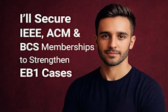 provide ieee, acm, bcs memberships to support eb1 or eb2 cases