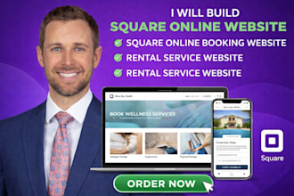 build square online website square online booking website rental service website