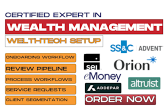 setup orion advisor advent addepar altruist emoney advisor sei wealth riskalyze