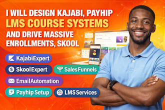 design kajabi, payhip lms course systems and drive massive enrollments, skool