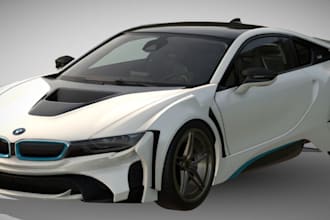 design custom 3d car body kits, bumpers, spoilers, 3d car part, wide body kits