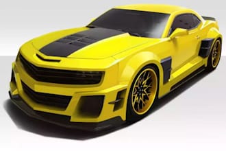 design custom 3d car body kits, bumpers, spoilers, 3d car part, wide body kits