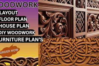 design detailed woodworking project plans and layouts