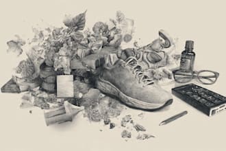 make product and object sketch from your photo