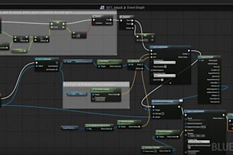 do unreal engine game development, develop unreal engine game, ue5 blueprints