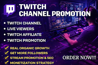 twitch promotion twitch livestreams to get real live viewers