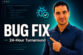 debug and fix bugs in your full stack web application
