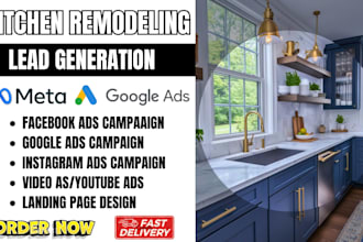 kitchen renovation marketing bathroom remodeling leads facebook ads google ads