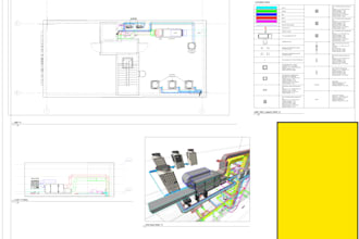 do hvac design, load calculations, revit, autocad  layouts