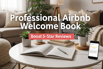 design a clickable and printable airbnb guest welcome guide