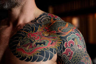 draw japanese traditional tattoo design