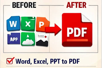 convert your files to PDF or from PDF professionally