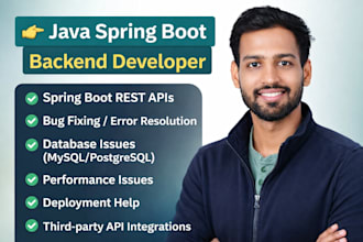 spring boot rest apis, bug fixing