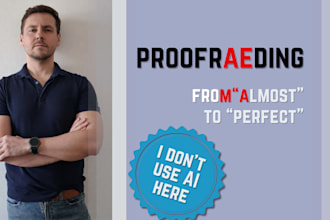 proofread your fiction or nonfiction book