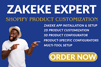 setup zakeke 2d 3d product customization for shopify pod store