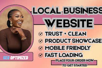 local business website, small business site, restaurant website