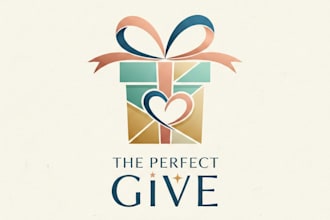 design a creative and eye catching gift logo