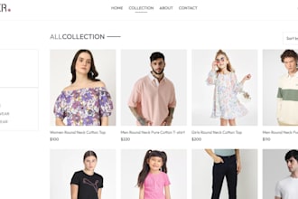 develop fullstack ecommerce website with payment gateway