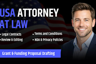 be your lawyer for legal agreements,contracts,terms and conditions,nda,lawsuits