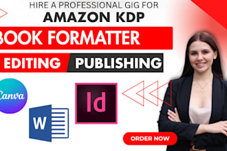 book formatting, kdp book formatting, ebook formatting, book layout design