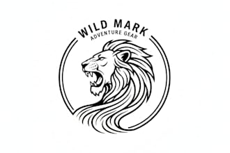 design a clean and modern line art logo