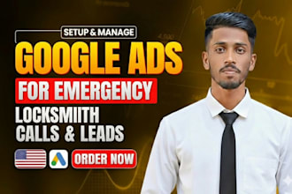 google PPC ads for locksmith leads and emergency calls