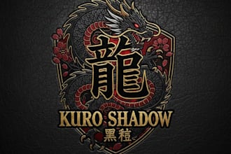 design a bold japanese inspired yakuza style logo