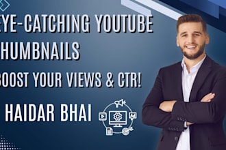 custom youtube thumbnails for click worthy videos