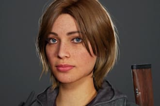 3d metahuman game character, vrchat model for livestream, ue5 nsfw rig, ai to 3d
