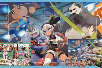 design stunning custom anime and tcg playmats