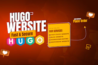 build a hugo static website with markdown and github hosting