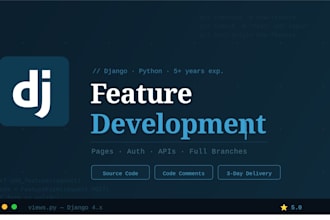 add a feature to a django app