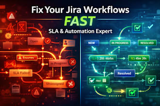 configure jira service management workflows slas and automation professionally