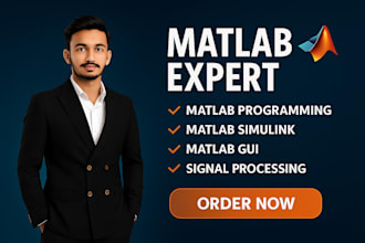 do matlab programming matlab simulink, gui tasks and projects