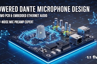 powered dante microphone prototype ultimo pcb embedded ethernet audio mic preamp