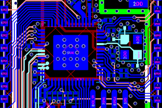 design impedance controlled 4 layer pcb with esp32 rtc ds3231 an booster circuit
