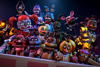create sfm model, gmod playermodel, tf2 model, l4d2 model, mmd, fnaf model