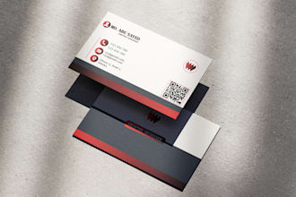 do create modern and professional business card design
