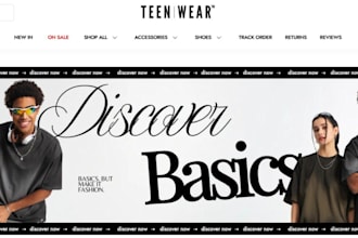 design shopify clothing brand website streetwear y2k fashion store 3d shopify