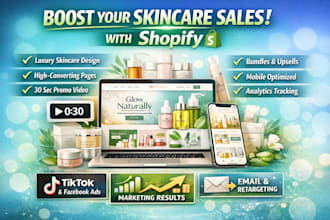 sales boost and build your skincare, beauty shopify store to boost sales