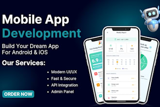 build react native mobile app ios android with ai features