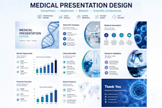 design medical powerpoint presentations and healthcare pitch decks