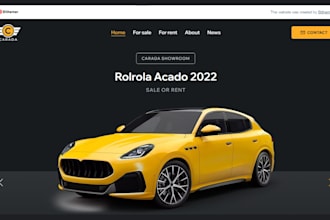 build a professional  automotive website auto part website auto part store