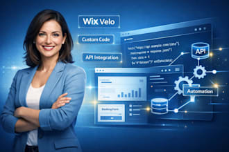 ntegrate external api with your wix website using wix velo code, velo developer