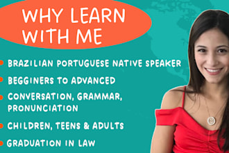 teach brazilian portuguese for conversation