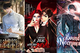 anime webtoon cover shonen manhwa light novel ebook cover webcomic webtoon cover