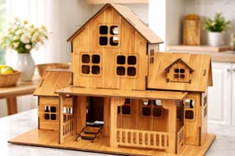 design custom wood models for cnc, laser cutting, and engraving
