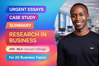 be your research expert in marketing and business research